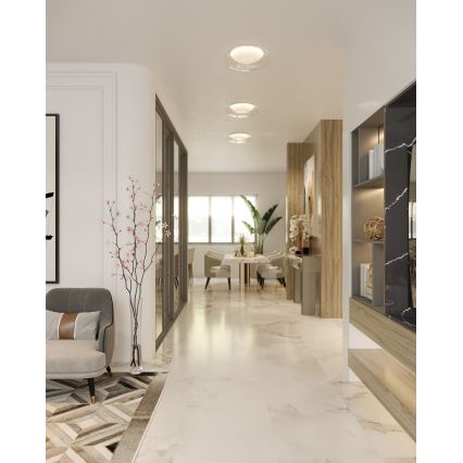 MAXLIGHT C0233 - LED-kattovalaisin DUO LED/10W/230V halkaisija 34 cm valkoinen