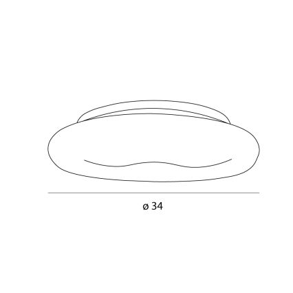 MAXLIGHT C0233 - LED-kattovalaisin DUO LED/10W/230V halkaisija 34 cm valkoinen