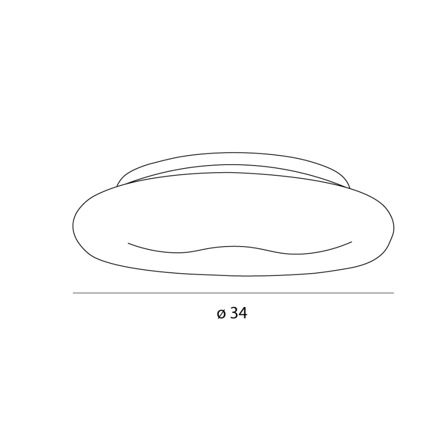 MAXLIGHT C0233 - LED-kattovalaisin DUO LED/10W/230V halkaisija 34 cm valkoinen