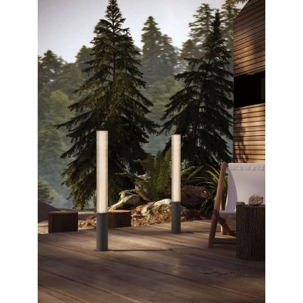 MAXLIGHT F0064 - LED ulkovalaisin GARDENIA LED/25W/230V 105 cm CRI 93 IP65 musta
