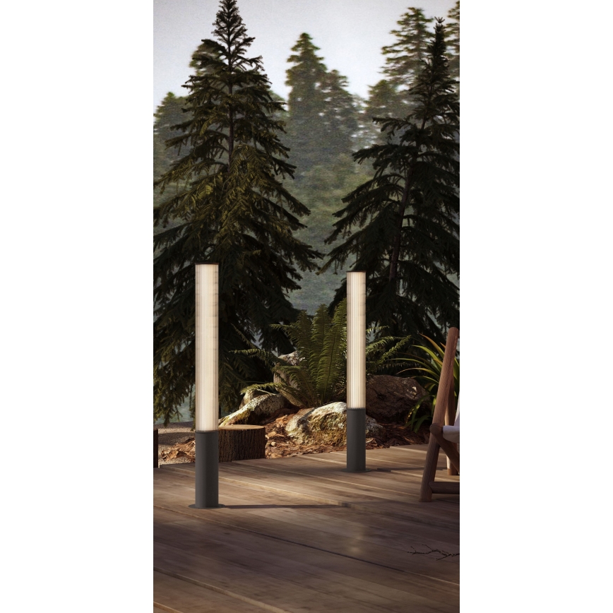 MAXLIGHT F0065 - LED-ulkovalaisin GARDENIA LED/25W/230V 105 cm CRI 93 IP65 antrasiitti