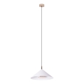 MAXLIGHT P0505 - LED-kattokruunu johdossa VULCANO LED/5W/230V halkaisija 30,5 cm valkoinen