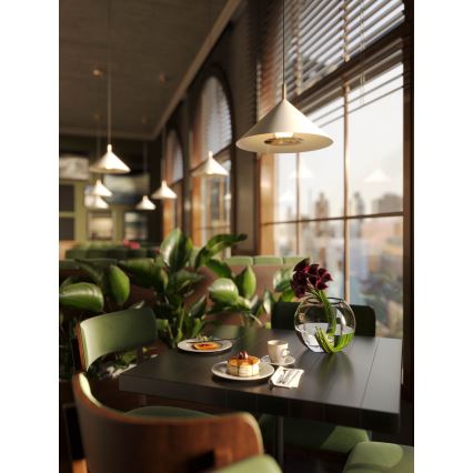 MAXLIGHT P0505 - LED-kattokruunu johdossa VULCANO LED/5W/230V halkaisija 30,5 cm valkoinen