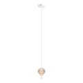 MAXLIGHT P0575 - LED-kattokruunu johdossa PALLONCINI 2xLED/3W/230V halkaisija 12 cm beige