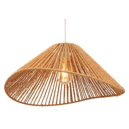 MAXLIGHT P0577 - Kattokruunu johdossa AMALFI 1xE27/15W/230V halkaisija 45 cm beige