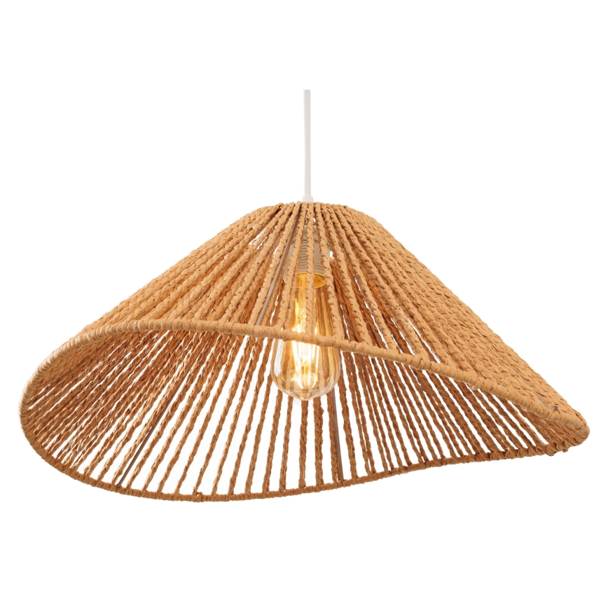 MAXLIGHT P0577 - Kattokruunu johdossa AMALFI 1xE27/15W/230V halkaisija 45 cm beige
