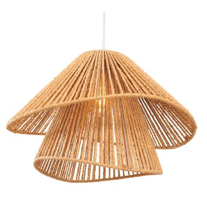 MAXLIGHT P0578 - Kattokruunu johdossa AMALFI 1xE27/15W/230V halkaisija 45 cm beige
