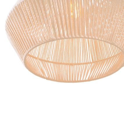 MAXLIGHT P0584 - Kattokruunu johdossa PRASLIN 1xE27/15W/230V halkaisija 44 cm beige