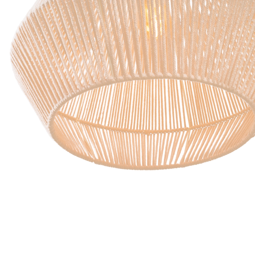 MAXLIGHT P0584 - Kattokruunu johdossa PRASLIN 1xE27/15W/230V halkaisija 44 cm beige