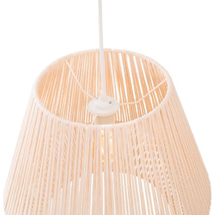 MAXLIGHT P0584 - Kattokruunu johdossa PRASLIN 1xE27/15W/230V halkaisija 44 cm beige