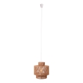 MAXLIGHT P0586 - Kattokruunu johdossa LABRIZ 1xE27/15W/230V halkaisija 35 cm beige