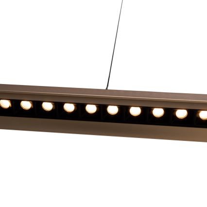 MAXLIGHT P0594 - LED himmennettävä riippuvalaisin JO-JO LED/38W/230V 2700/4500/5500K messinki