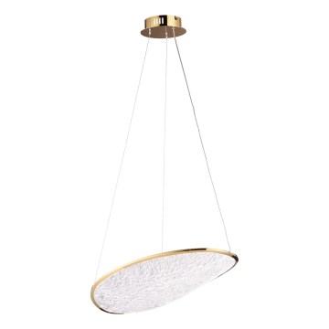 MAXLIGHT P0637D - LED-riippuvalaisin vaijerilla EMPIRE LED/17W/230V, kultainen