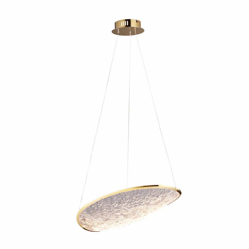 MAXLIGHT P0637D - LED-riippuvalaisin vaijerilla EMPIRE LED/17W/230V, kultainen