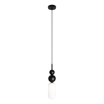 MAXLIGHT P0641 - NOVA-riippuvalaisin kaapelilla 1xG9/12W/230V halkaisija 12 cm musta