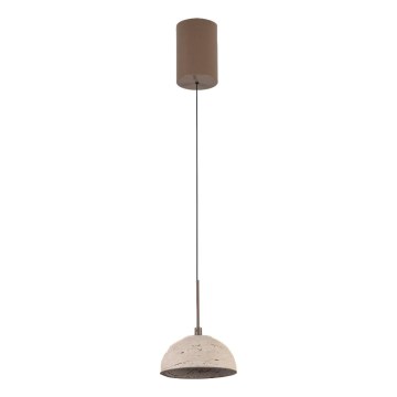 MAXLIGHT P0666 - LED-riippuvalaisin vaijerilla CUCCINA LED/57W/230V Ø 15 cm beige