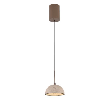 MAXLIGHT P0666 - LED-riippuvalaisin vaijerilla CUCCINA LED/57W/230V Ø 15 cm beige
