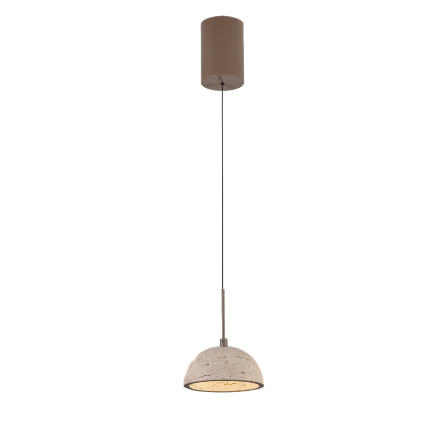 MAXLIGHT P0666 - LED-riippuvalaisin vaijerilla CUCCINA LED/57W/230V Ø 15 cm beige