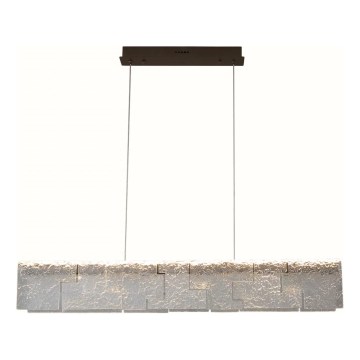 MAXLIGHT P0678 - LED-riippuvalaisin kaapelilla EVEREST LED/55W/230V ruskea
