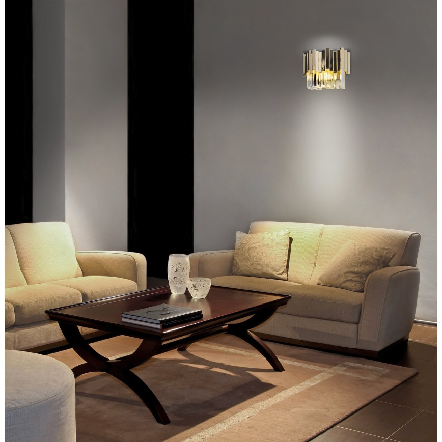 MAXLIGHT W0251 - Seinävalaisin TREND 3xG9/40W/230V kulta