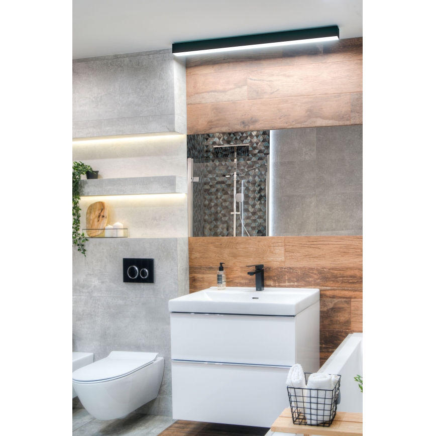 MAXLIGHT W0266 - LED Himmennettävä kylpyhuoneen peilivalaisin LINEAR LED/36W/230V 113,5 cm IP44 musta