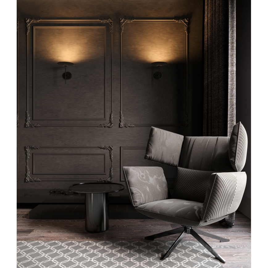 MAXLIGHT W0303 - LED-seinävalaisin HANA LED/6W/230V musta