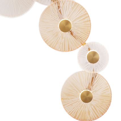 MAXLIGHT W0354 - LED-seinävalaisin ALLURE 10xLED/4,3W/230V kulta