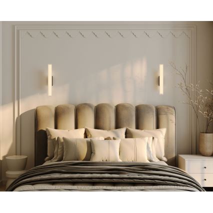 MAXLIGHT W0366 - LED-seinävalaisin kylpyhuoneeseen FAYETTE LED/12W/230V 61 cm IP44 kulta