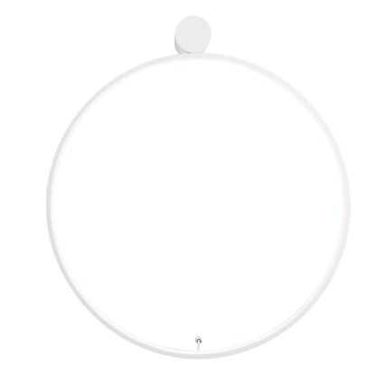 MAXLIGHT W0434 - VISUAL LED-kattovalaisin kylpyhuoneeseen, 22 W, 230 V, Ø 60 cm, IP44, valkoinen