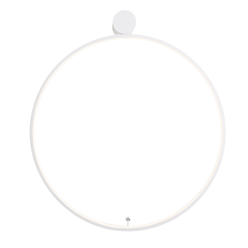 MAXLIGHT W0434 - VISUAL LED-kattovalaisin kylpyhuoneeseen, 22 W, 230 V, Ø 60 cm, IP44, valkoinen