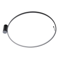 MAXLIGHT W0437 - LED Kylpyhuoneen kattovalaisin VISUAL LED/28W/230V Ø 80 cm IP44 musta
