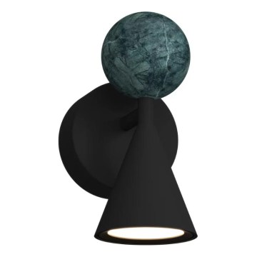MAXLIGHT W0444 - LED seinävalaisin BINGO LED/8W/230V CRI 92 musta/vihreä