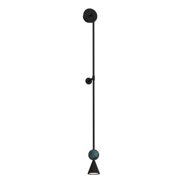 MAXLIGHT W0446 - LED-seinävalaisin BINGO LED/8W/230V CRI 92 musta/vihreä