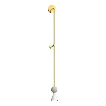 MAXLIGHT W0449 - LED-seinävalaisin BINGO LED/8W/230V CRI 92 kultainen/beige