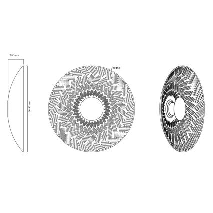 MAXLIGHT W0456 - LED-seinävalaisin MISAKI LED/6W/230V CRI 95 musta