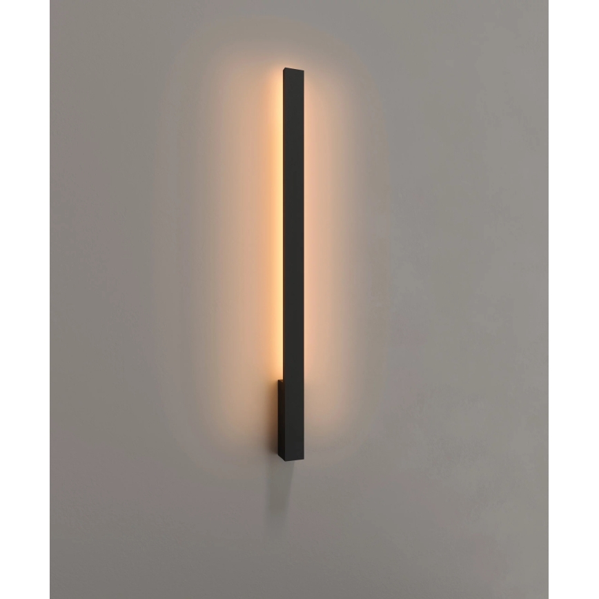 MAXLIGHT W0459 - LED ulkoseinävalaisin KAPRUN LED/12W/230V CRI 93 IP65 musta