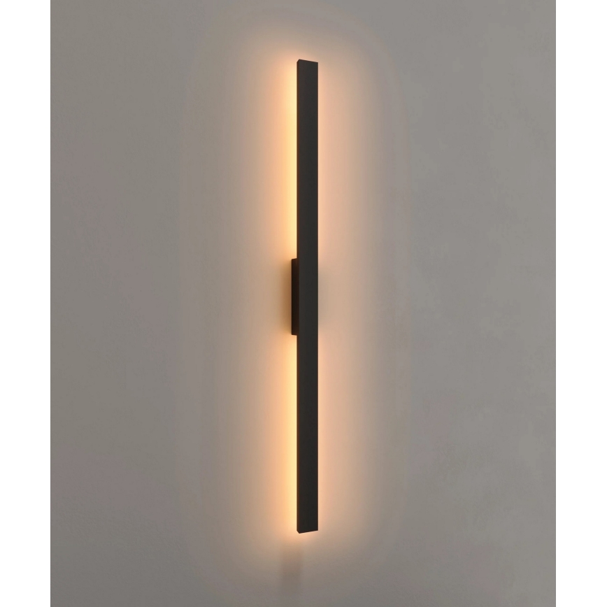 MAXLIGHT W0461 - LED ulkoseinävalaisin PREDAZZO LED/20W/230V CRI 93 IP65 musta