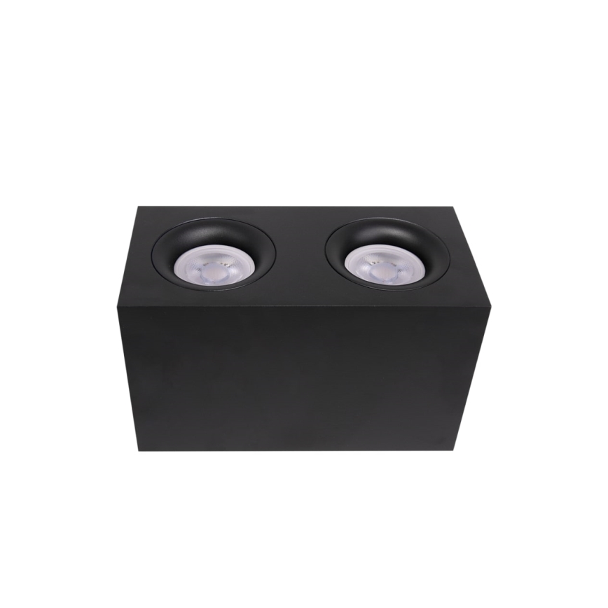 Maytoni C013CL-02B - Kohdevalo SLIM 2xGU10/50W/230V musta