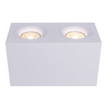 Maytoni C013CL-02W - Kohdevalo SLIM 2xGU10/50W/230V valkoinen