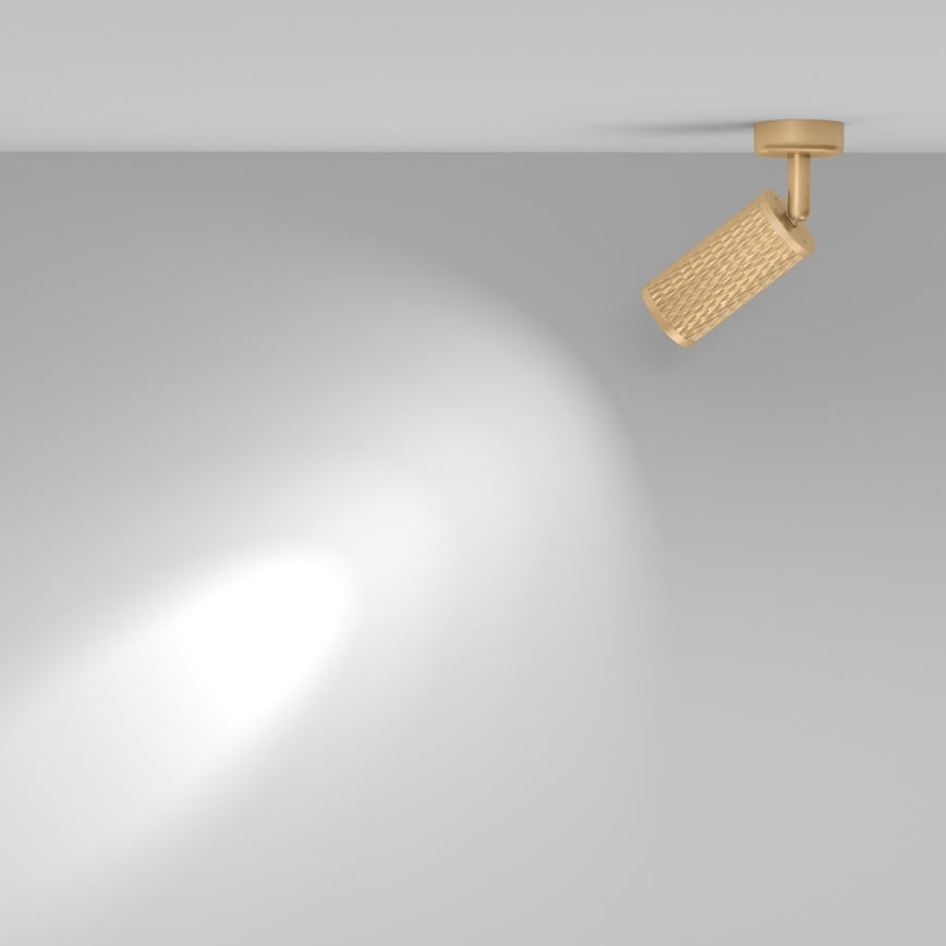 Maytoni C034CL-01G - Kohdevalaisin FOCUS 1xGU10/10W/230V, kultainen