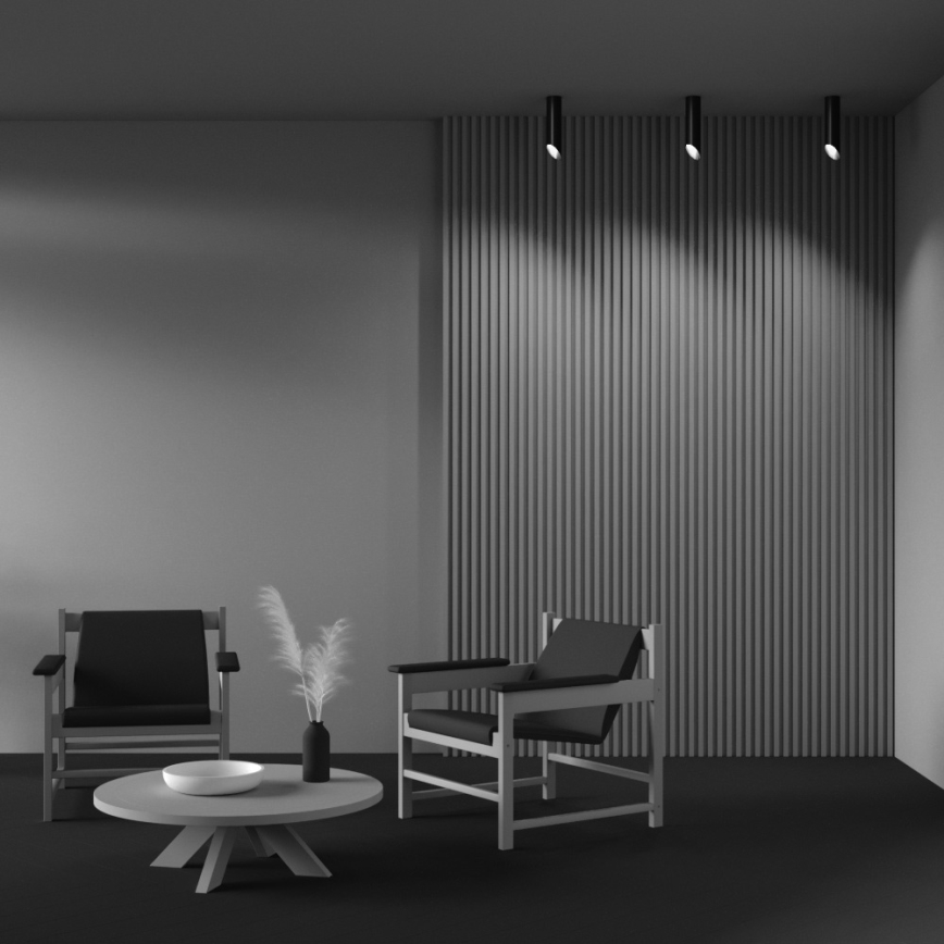 Maytoni C044CL-01-25GU10-B - Kohdevalo LIPARI 1xGU10/35W/230V musta