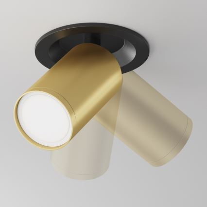 Maytoni C048CL-U-1BMG - Upotettu kohdevalo FOCUS 1xGU10/10W/230V kulta