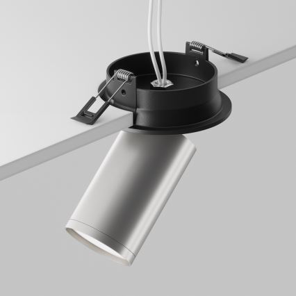 Maytoni C048CL-U-1BS - Upotettu kohdevalo FOCUS 1xGU10/10W/230V mattakromi