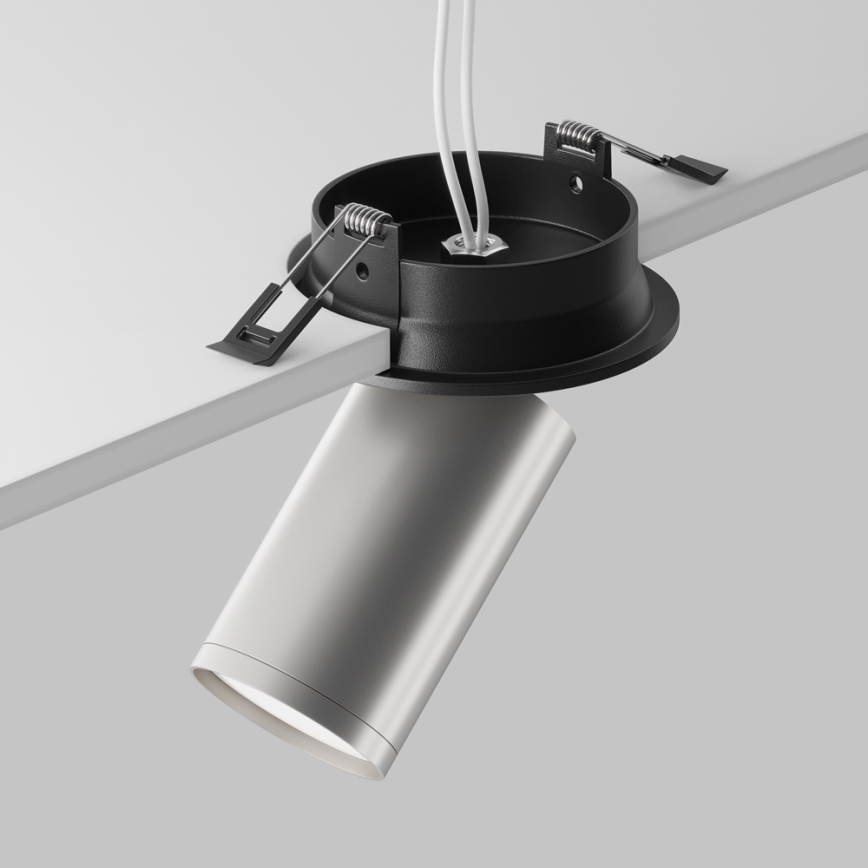 Maytoni C048CL-U-1BS - Upotettu kohdevalo FOCUS 1xGU10/10W/230V mattakromi