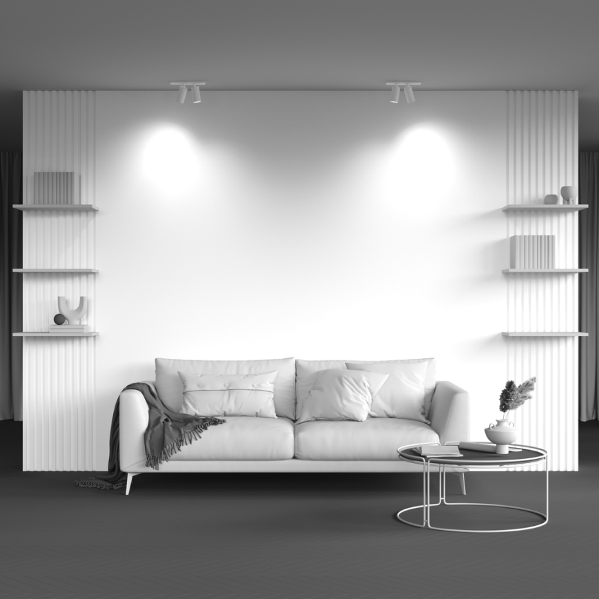 Maytoni C051CL-U-2W - Kohdevalaisin FOCUS 2xGU10/10W/230V valkoinen