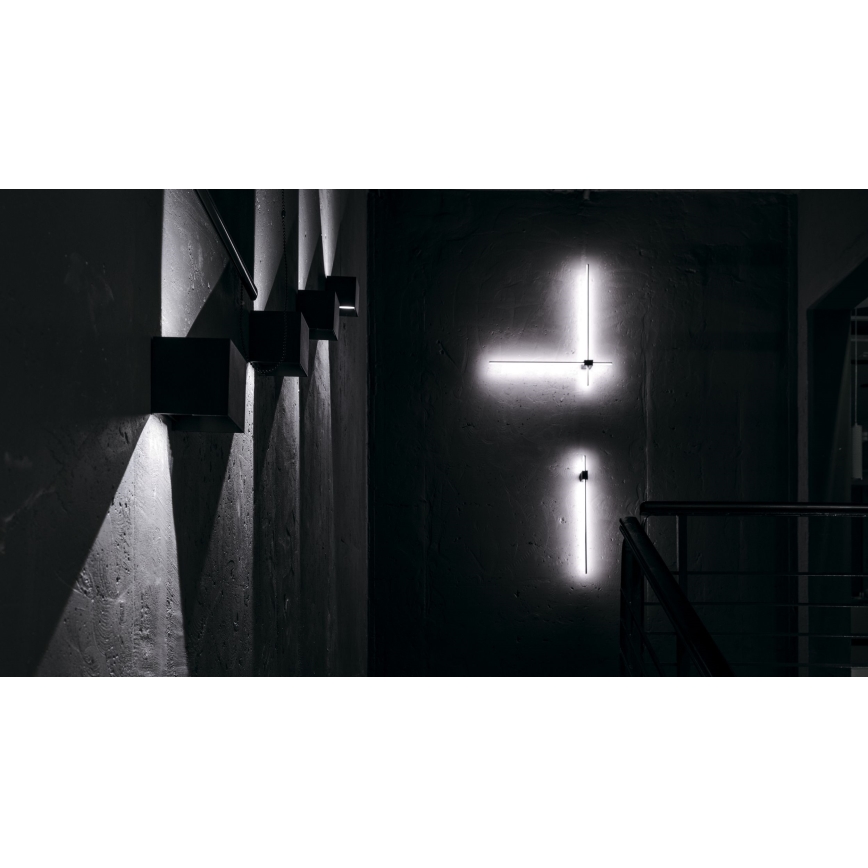 Maytoni C070WL-L12GB3K - LED-seinävalaisin PARS LED/12W/230V CRI 90 musta