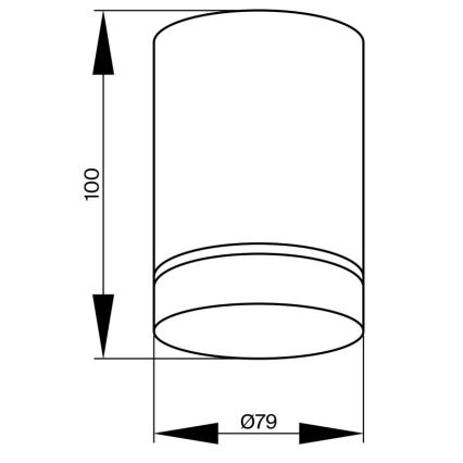 Maytoni C085CL-9W4K-W - LED-kohdevalaisin ORLO LED/9W/230V CRI 90 4000K valkoinen