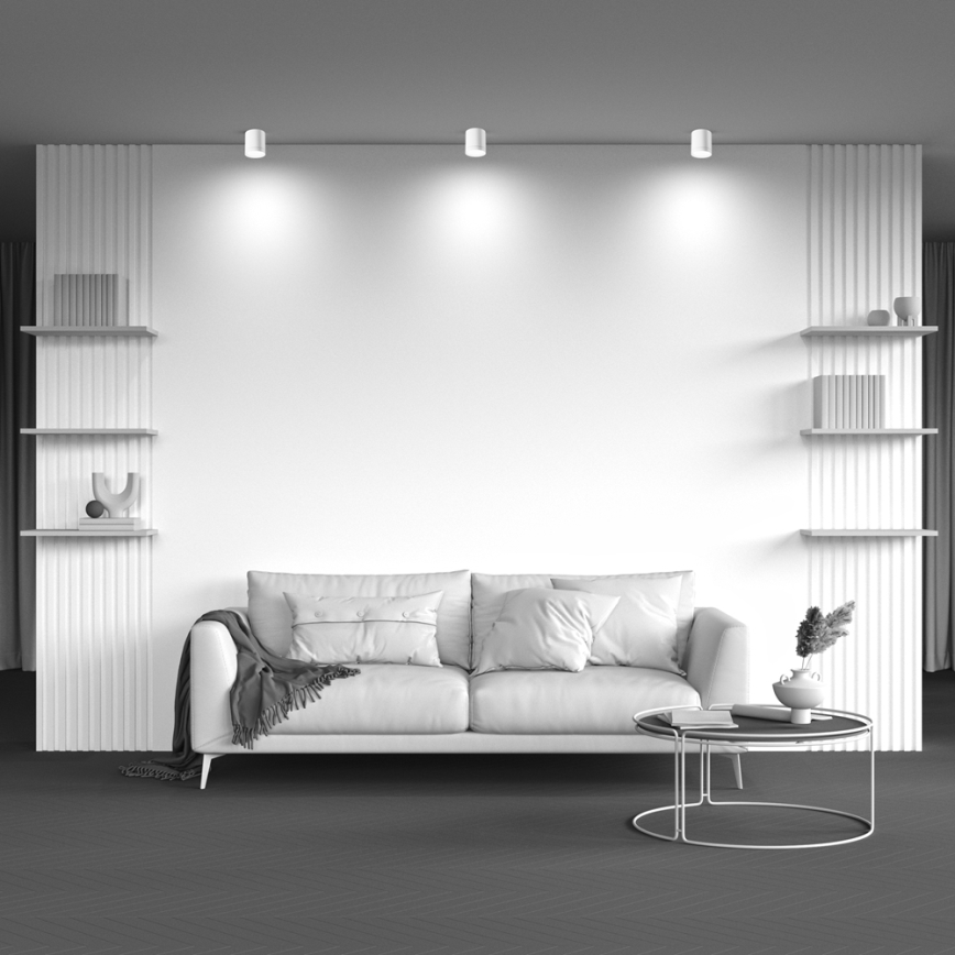 Maytoni C086CM-GX53-MRD-W - Kohdevalo HOOP 1xGX53/15W/230V valkoinen