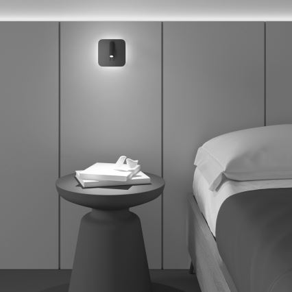 Maytoni C175-WL-01-6W-B - LED-seinävalaisin IOS LED/9W/230V musta