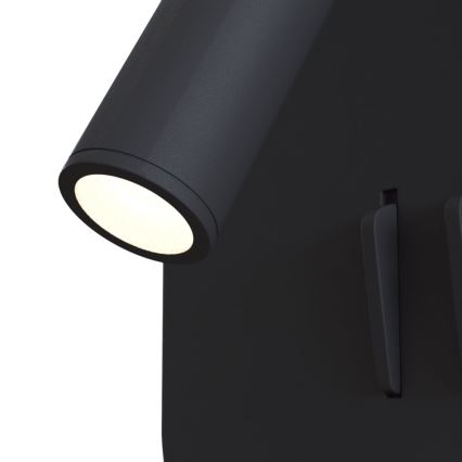 Maytoni C175-WL-01-6W-B - LED-seinävalaisin IOS LED/9W/230V musta